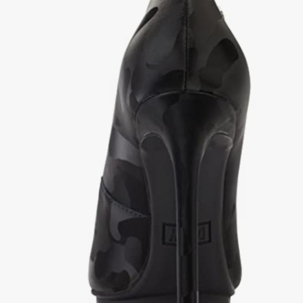 DKNY Black Camouflage Heels - Picture 6 of 8